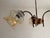 Brown Vintage Three-Light Chandelier by Kaj Dol Pri Hrastniku, Slovenia, 1990s For Sale - Image 8 of 13