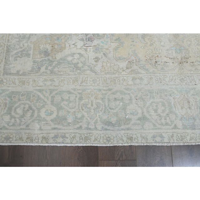 1970s Vintage Persian Handknotted Wool Brown Oversize Area Rug For Sale - Image 10 of 11