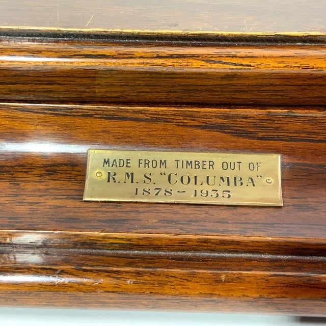Royal Mail Steamer Columba Desk Box For Sale - Image 4 of 7