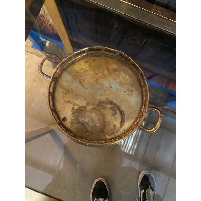 Brass 1970s Brass Decorative Tray For Sale - Image 8 of 8