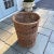 Traditional Tall Sturdy Vintage Wicker Basket For Sale - Image 3 of 5