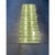 Murano Green Italian Luxury Brass Wall Sconce Murano Glass or Flush Mount For Sale - Image 4 of 7