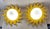 2000 - 2009 Vintage Ceiling Lamps with Plastic Mounting, Metal Frame and Glass Shade, 2000s, Set of 2 For Sale - Image 5 of 7