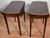 1930s 1930s Pair of English Regency Mahogany Banded Satinwood Pembroke Side Tables / End Tables For Sale - Image 5 of 16