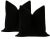 Not Yet Made - Made To Order 22" Caviar Mohair Velvet Pillows - a Pair For Sale - Image 5 of 5