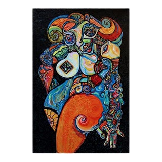 Alexander Arshansky Cubist Painting "Female Trouble" 2025 For Sale