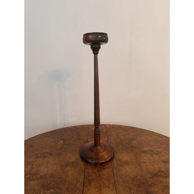 1920s Antique Mahogany Smokers Stand, 1920 For Sale - Image 5 of 5