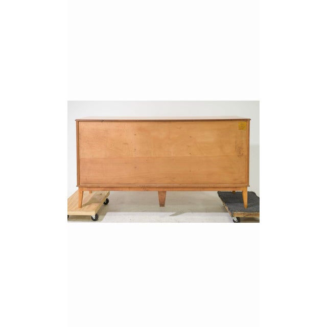 Wood 1960’s Custom Mid-Century Modern Art Deco Style Sideboard For Sale - Image 7 of 9