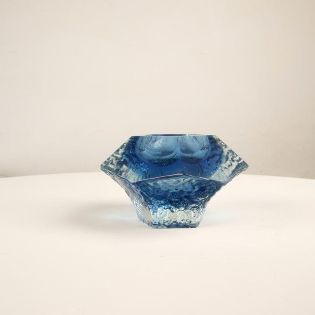 Sculptural Murano Glass Ashtray from Gianfranco Mandruzzato, 1960s For Sale - Image 9 of 15