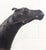 Mid 20th Century Vintage Leather Horse W/Saddle Statue 30” W For Sale - Image 5 of 13
