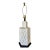 Vintage Hollywood Regency White Ceramic Hexagonal Bamboo Relief Table Lamp For Sale