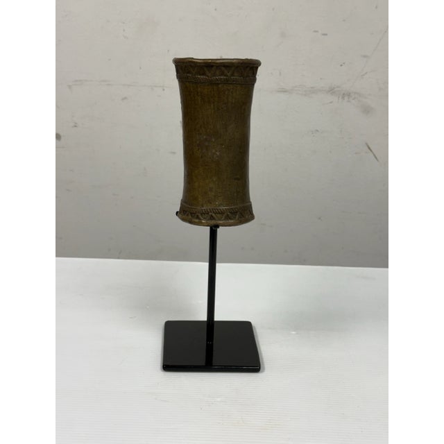 Design Plus Gallery presents an Antique African Cast Bronze Arm Cuff. Traditional craftsmanship and cultural heritage....