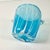 1960s Italian Hollywood Regency Pablo Venini Murano Glass Ice Bucket With Petite Bubbles For Sale - Image 12 of 13