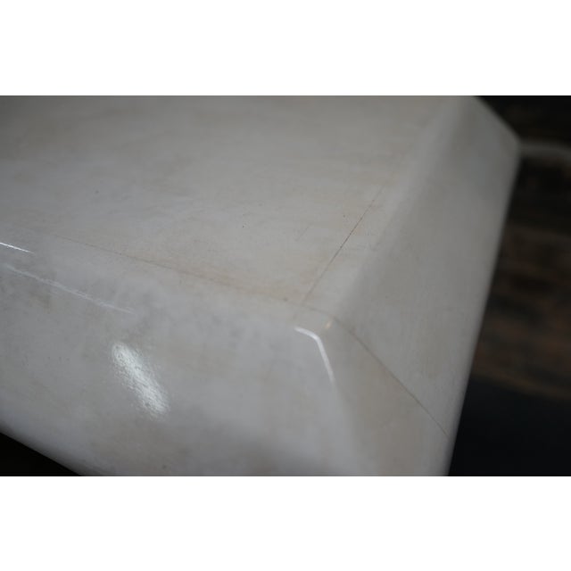 Off-white Lacquered Console Table Attributed to Thomas O'Brien for Century Furniture For Sale - Image 8 of 10