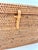 Brown Vintage Handwoven Rattan Lidded Storage Box With Toggle Closure For Sale - Image 8 of 9