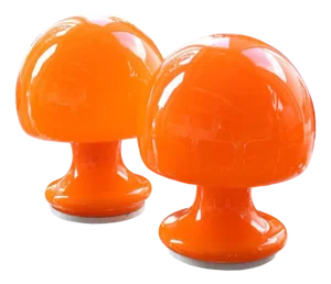 Vintage Table Lamps, 1960, Set of 2