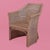 Pair of Split Bamboo Geometrical Lounge Chairs in nice as found VINTAGE condition. There are minor scuffs, scrapes and...