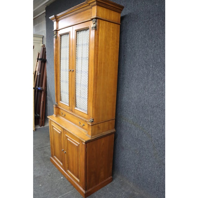 Sphinx Head Fruitwood Cabinet For Sale - Image 9 of 10