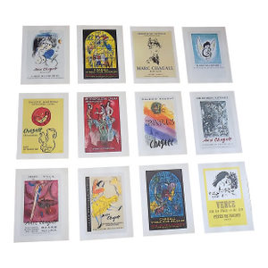 Vintage Mid 20th C. Marc Chagall Poster Lithographs - Set of 12