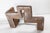 Gray Mid-Century Modern Abstract Brutalist Geometric Steel Sculpture, Unsigned For Sale - Image 8 of 10