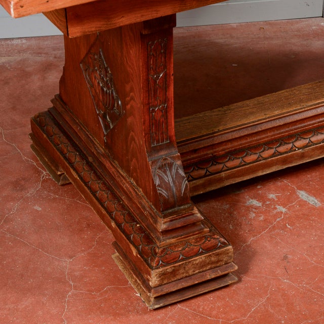 1930s Art Deco Table with Wood Extensions For Sale - Image 5 of 18