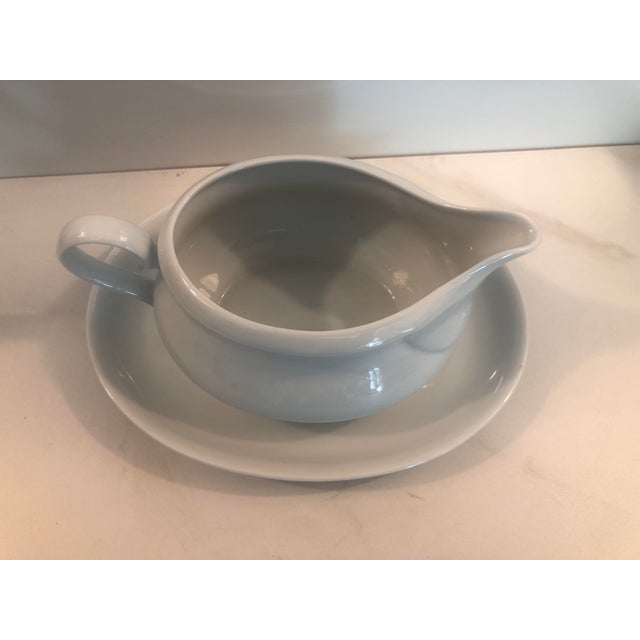 This fabulous White Cordon Bleu Sauce Boat and Saucer From Hungary will be a nice addition to any formal or casual...