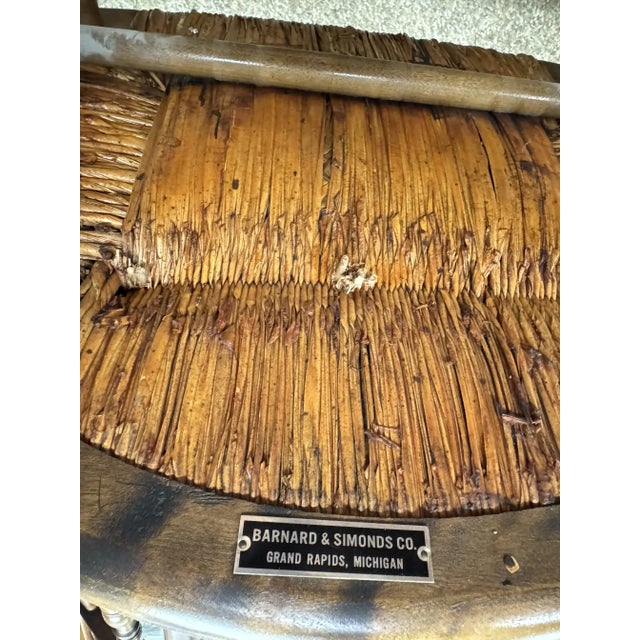 Mid 20th Century Mid 20th Century Barnard & Simonds Co Wood Windsor Rocking Chair For Sale - Image 5 of 12