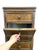 Antique Style Marble Top Bedside Chest With Drop Front Cabinet For Sale - Image 10 of 10