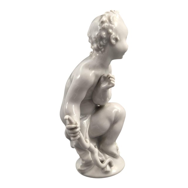 Blanc de Chine Figure of Amor by Paul Scheurich for Meissen, 1910-1924 For Sale - Image 6 of 11