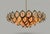 Faceted Glass and Brass Chandelier from Jaroslav Bejvl, Kamenický Šenov, Czechoslovakia, 1960s For Sale - Image 3 of 8