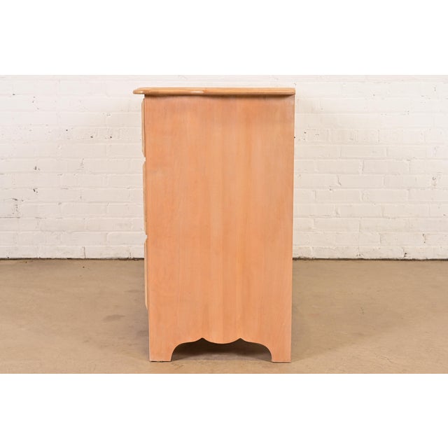 1990s Ethan Allen French Provincial or Country French Maple Six-Drawer Dresser For Sale - Image 10 of 12