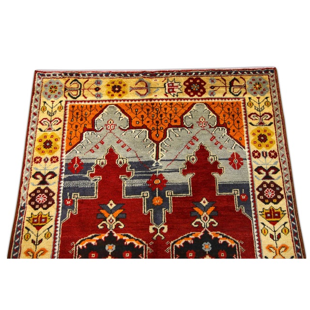 Vintage Turkish Rug 3'9" x 6'7" For Sale - Image 4 of 6