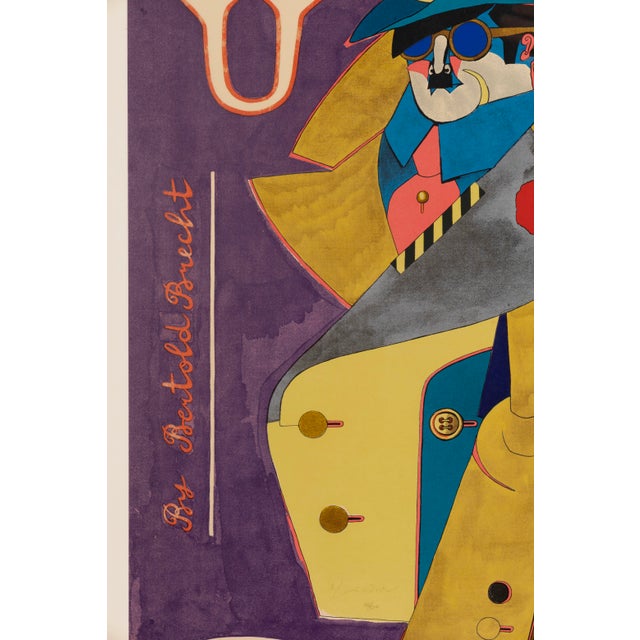 1960s Richard Linder - Resistible Rise of Arturo Ui, 1968 Signed Lithograph 33/500 For Sale - Image 5 of 7