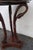 Late 20th Century Carved Swan Round Solid Mahogany Side End Table 6173 For Sale - Image 5 of 12
