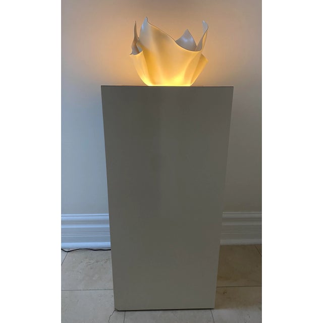 Vintage C T Designs Acrylic Handkerchief Decorative Bowl For Sale - Image 4 of 5