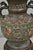 Early 20th Century Antique Chinese Porcelain Enamel Bronze Oriental Cloisonne Champleve Table Lamp For Sale - Image 5 of 12