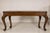 Late 20th Century Marge Carson Walnut Serpentine Console Table with Cabriole Legs For Sale - Image 10 of 18