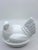 Vintage Milk Glass Hen on Nest Decorative Bowl For Sale - Image 4 of 10