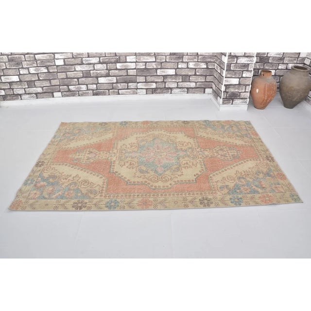 1950s Faded Charcoal and Muted Rose For Sale - Image 4 of 10