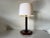 Brown Mid-Century Modern Studio Made Geometric Wood Table Lamp For Sale - Image 8 of 12