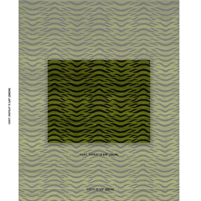 Sabi Tiger Stripe is a wildly chic abstract animal pattern and a go-to fabric that traverses decorative styles. This...