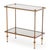French French Brass and Smoked Glass End Table in the Manner of Maison Jansen, C. 1950 For Sale - Image 3 of 7