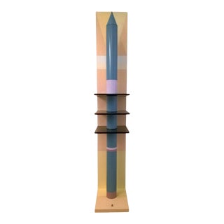 1980s Sculptural Rocket Shaped Floor Lamp For Sale