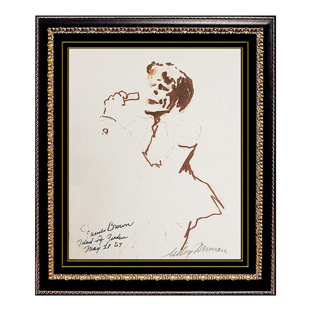 Late 20th Century James Brown Live at The Garden, LeRoy Neiman For Sale