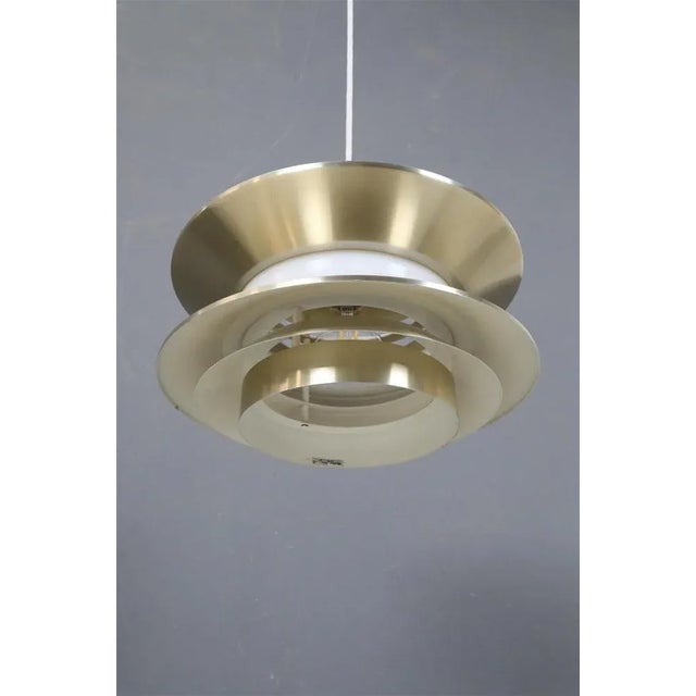 Mid-Century Modern Vintage Space Age Hanging Lamp by Carl Thore for Granhaga, 1960s For Sale - Image 3 of 16