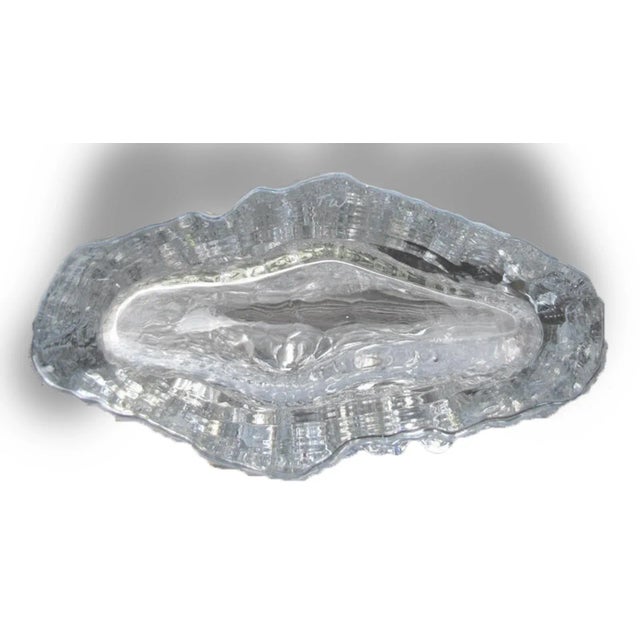 Ice Glass Vases by Tapio Wirkkala for Iittala, 1970s, Set of 2 For Sale - Image 3 of 11