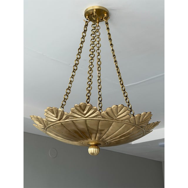 Unique Design Brass Pendant Light Fixture For Sale - Image 10 of 13