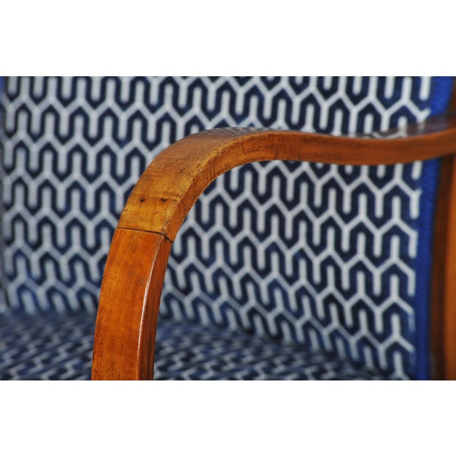 Art Deco Armchair in Walnut, Czech, 1920s For Sale - Image 3 of 13