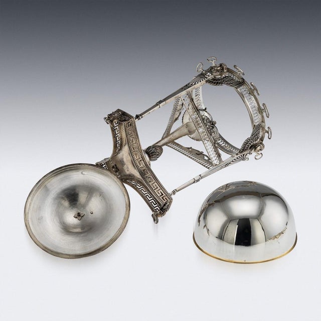 Antique French Empire Silver Confiturier Spoons, 1800, Set of 13 For Sale - Image 13 of 18