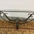 In the Style of Tommy Bahama Wrought Iron Console Table For Sale - Image 11 of 11
